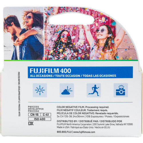 Fujifilm 400 - 35mm - 3 pack