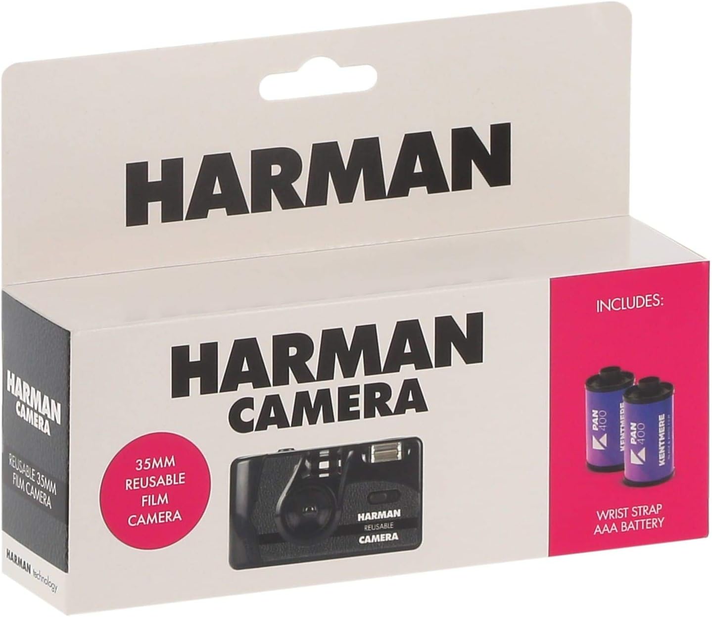 Harmen Reusable 35mm Camera + 2 Rolls of Film