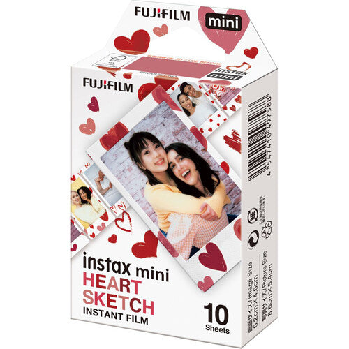 Fujifilm Instax Mini Heart Sketch Film